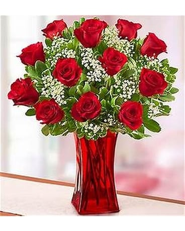 Classic Red Roses arrangement from Ashley's Florist